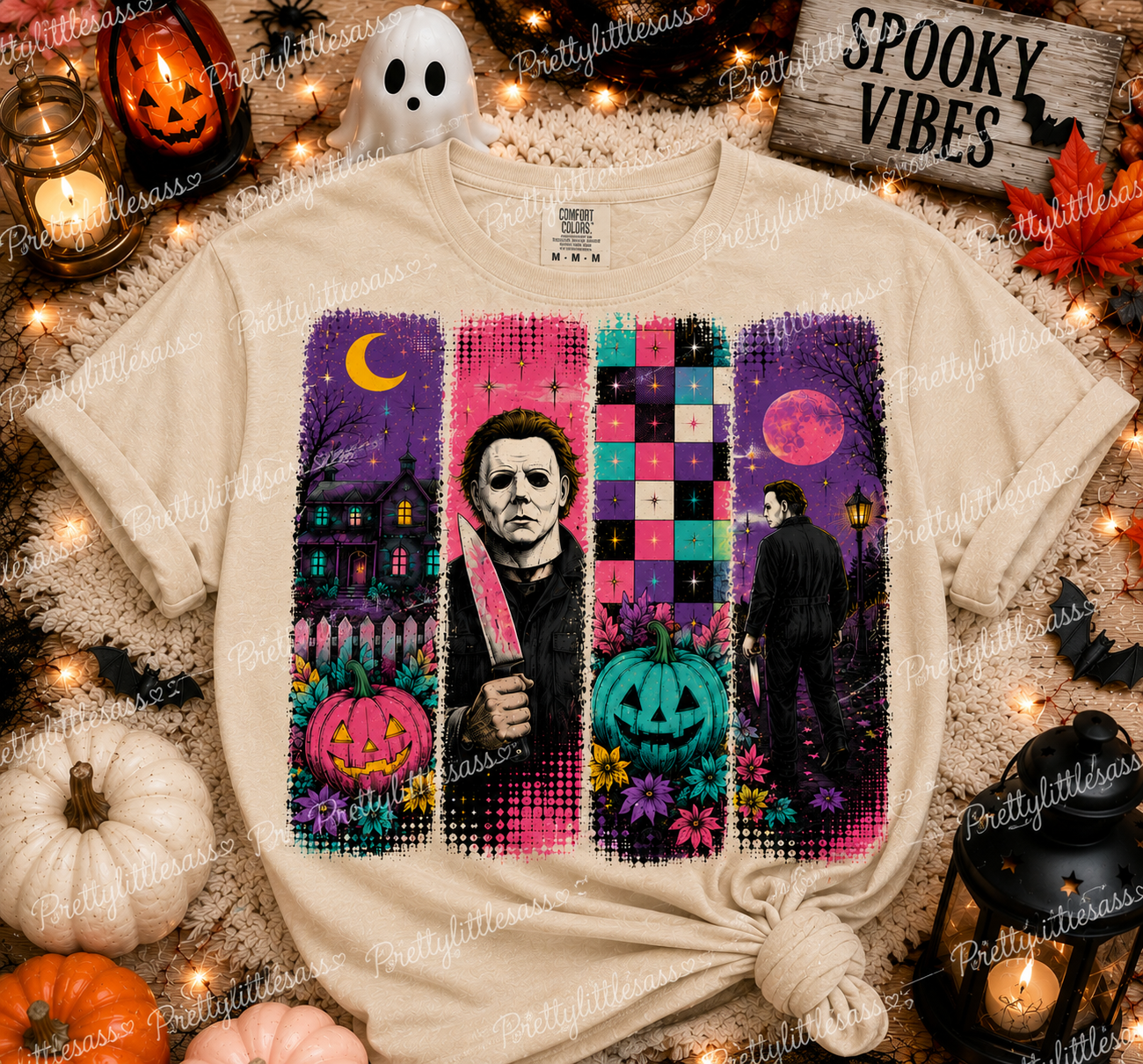 Retro Halloween Slasher Graphic Tee
