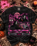 Scream Drive-In Date Night Comfort Colors Halloween Tee