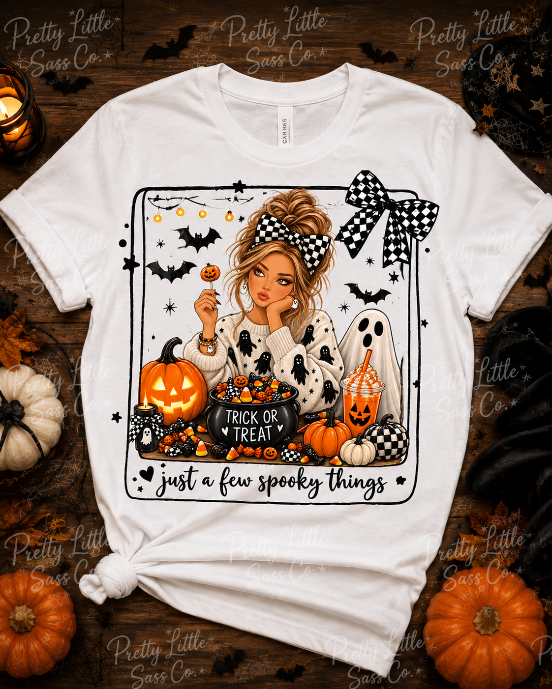 Just a Few Spooky Things Halloween Graphic Tee